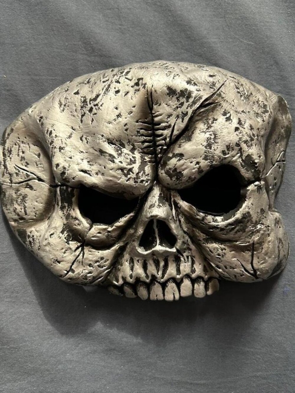 Silver Skull Half Mask